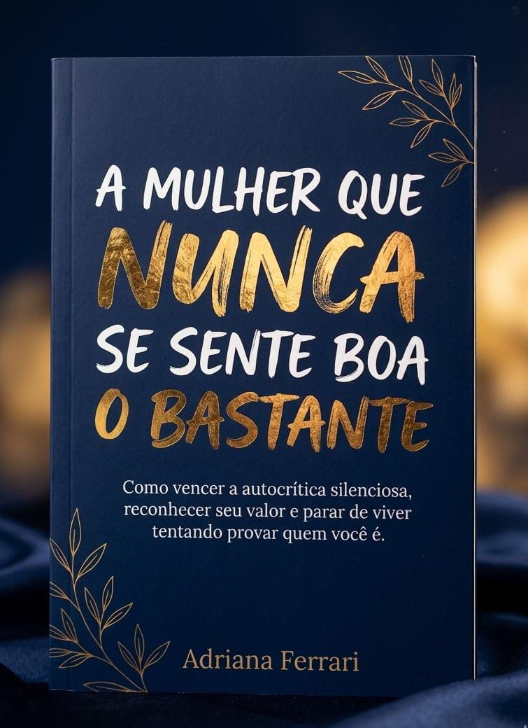 Capa do livro A Mulher que Nunca se Sente Boa o Bastante