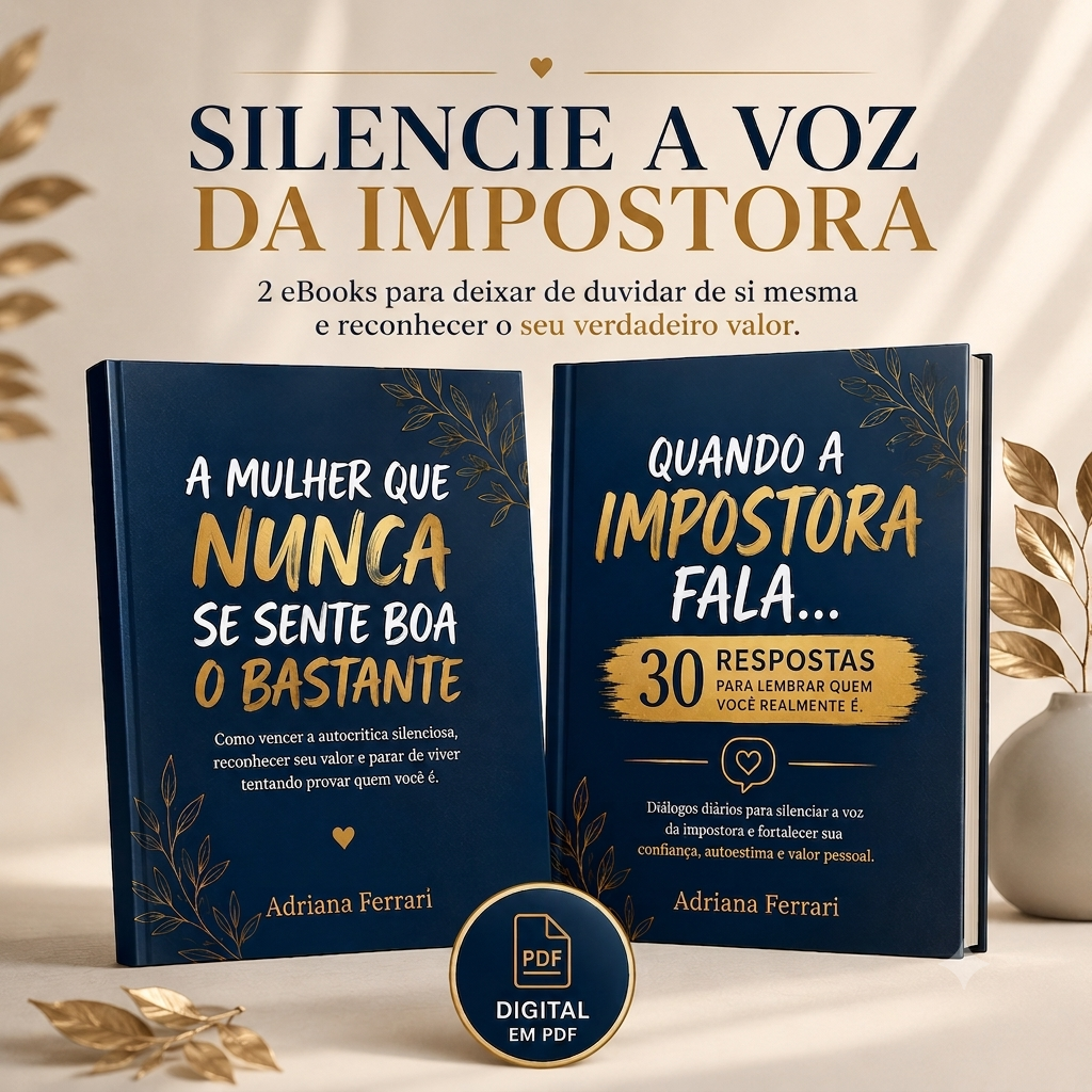 Kit Silencie a Voz da Impostora — dois livros